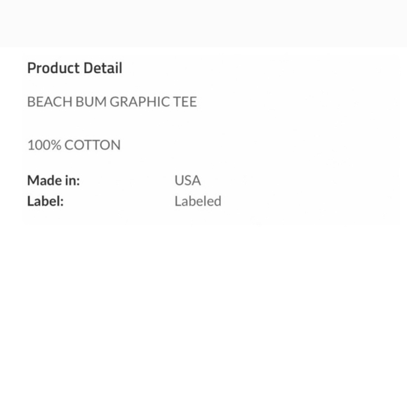Beach Bum Graphic Tee✨️ - Picture 6 of 6
